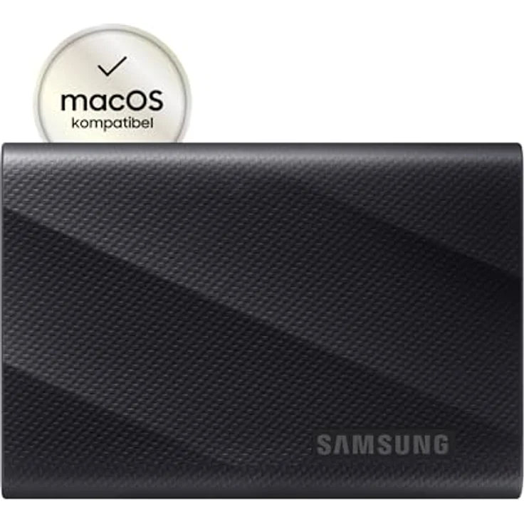 Samsung Portable SSD T9, 1 TB, 2.000 MB/s Lesen, 2.000 MB/s Schreiben, USB 3.2 Gen.2x2, Externe Festplatte für professionelle Anwender, Kompatibel mit Mac, PC, Android und 12K Kameras, MU-PG1T0B/EU – Bild 2