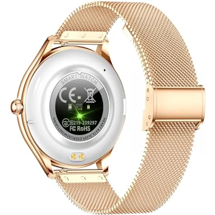 VALDUS VL55 PRO (2025) Gold, Gesundheitsuhr Smartwatch mit AMOLED Display, Telefoniefunktion, Schlankes Leichtgewicht – Bild 5