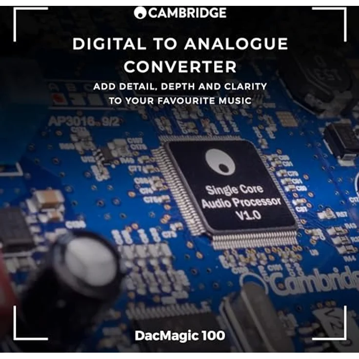 Cambridge Audio DacMagic 100 – Digital-Analog-Wandler mit USB-Audio, unterstützt bis zu 24 bit/192 kHz – Bild 2