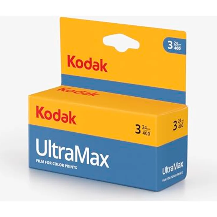 Kodak Ultra Max 400, 3x 135/24 Analogfilm für lebendige Farben, Schwarz – Bild 2
