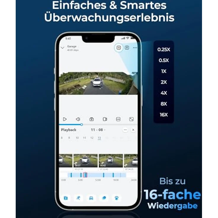 Reolink Überwachungskamera PoE 16MP Ultra HD (Außenbereich, Dual-Objektiv, 180° Pan, Farb-Nachtsicht, Person/Fahrzeug/Tier-Erkennung) – Bild 8