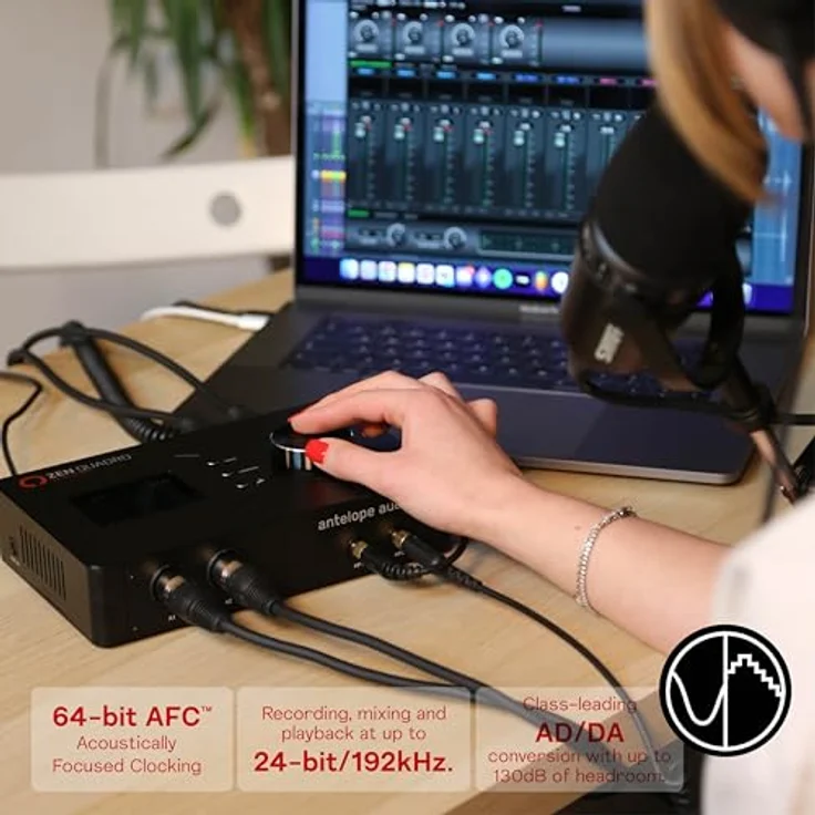 ANTELOPE Zen Quadro Synergy Core, digitales Aufnahmegerät mit 24-bit/192 kHz Audioaufzeichnung, inkl. 37 Effekten und Bitwig Studio Essentials – Bild 8