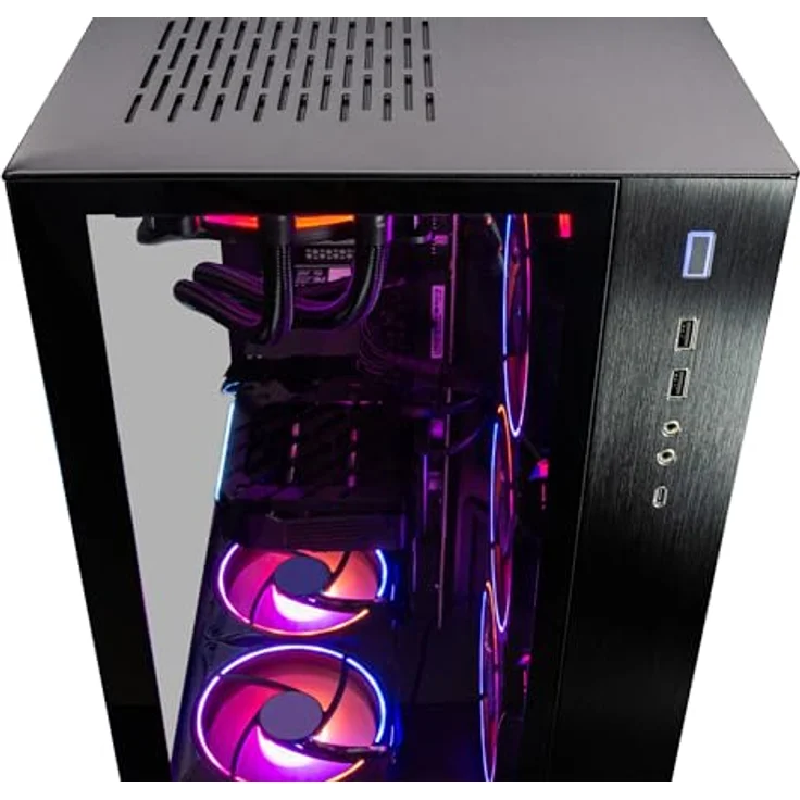 Captiva PC Highend Gaming R90-357, Ryzen 9 9950X3D/RTX5070 Ti 16GB GDDR7/SSD 2TB/64GB/WLAN/Windows 11 Home 64-bit, schwarz – Bild 6