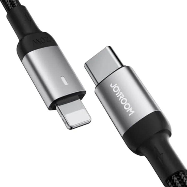 Joyroom S-CL020A10, USB Type-C auf Lightning Kabel, 20W Schnellladung, 1,2 m, Schwarz – Bild 6