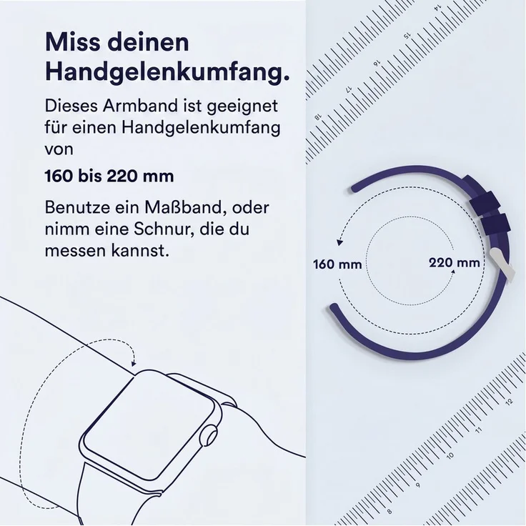 imoshion Ocean Silikonarmband für Samsung Galaxy Watch Ultra 2 (2026), atmungsaktiv und wasserfest mit doppeltem Schnallenverschluss
