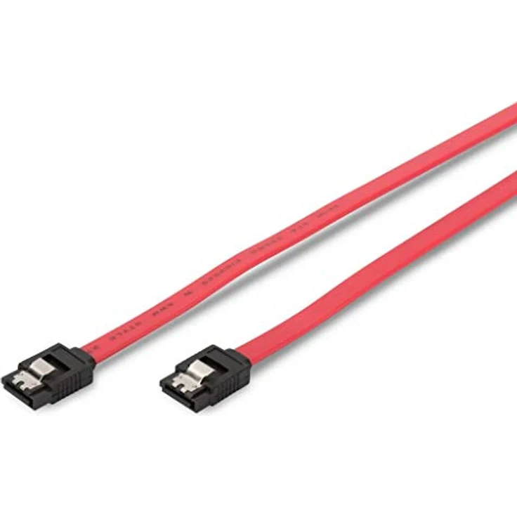 Planet ASSMANN - SATA-Kabel - Serial ATA 150/300/600 - 7-poliges SATA - 7-poliges SATA - 30 cm - gepresst, verriegelt - Rot (AK-400102-003-R) – Bild 2