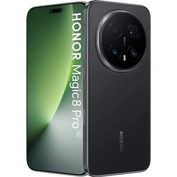 HONOR Magic 8 Pro, Smartphone mit 512 GB Speicher, IP68 Schutz, 200 MP Kamera und Dual SIM, Schwarz – Bild 1
