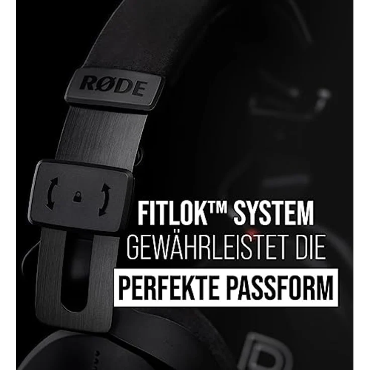 RØDE NTH-100 Professional Over-ear Headphones For Content Creation, Music Production, Mixing and Audio Editing, Podcasting, Location Recording (Black) – Bild 4