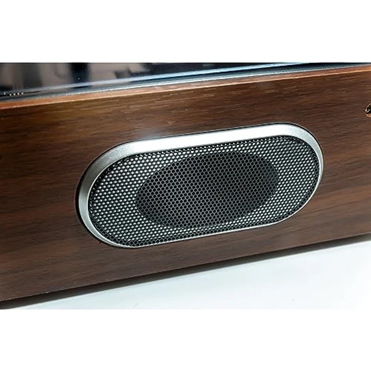 Soundmaster PL186H Plattenspieler mit Radio und Kopfhörerbuchse braun – Bild 6