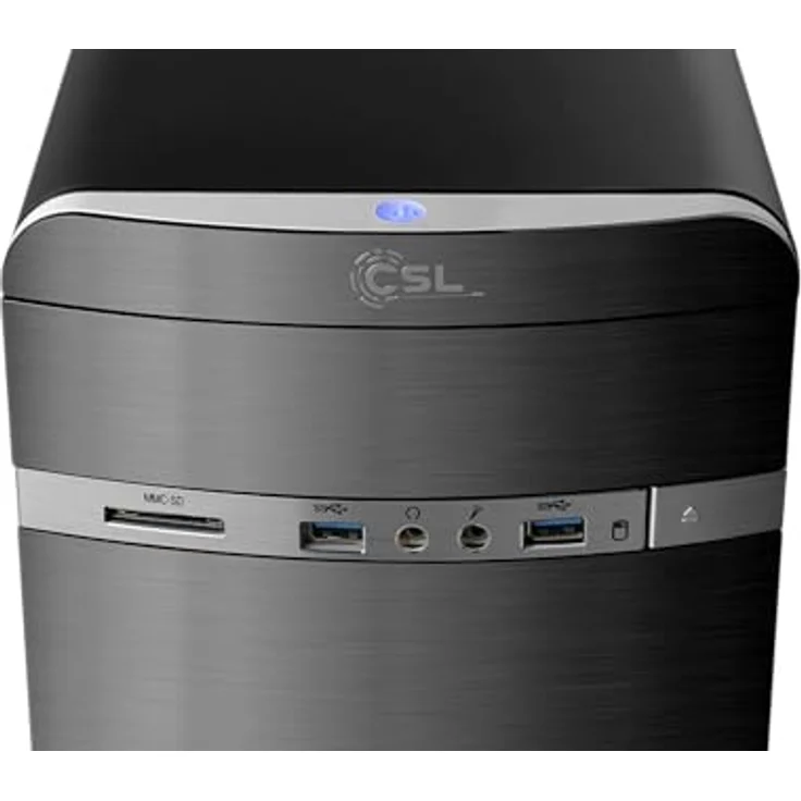 Boost Boxx Office PC mit Windows 11 Home, AMD Ryzen 5 8600G 6X 4300 MHz, 1000 GB M.2 SSD, 16 GB DDR5-RAM, AMD Radeon 760M, MSI Mainboard, USB 3.2, M11060H - Schwarz – Bild 3