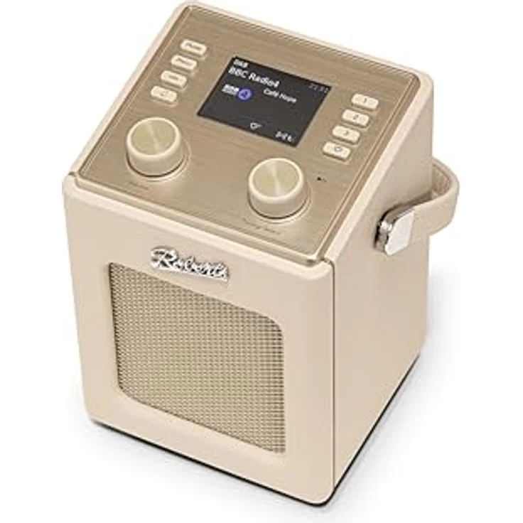 Roberts Revival Mini 2 DAB+ Radio, DAB+, DAB, FM, Bluetooth, tragbares Radio, Beige – Bild 3