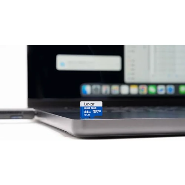 Lexar BLUE PLUS 64 GB MicroSDXC UHS-I, 100 MB/s Lesegeschwindigkeit, A1, blau – Bild 5
