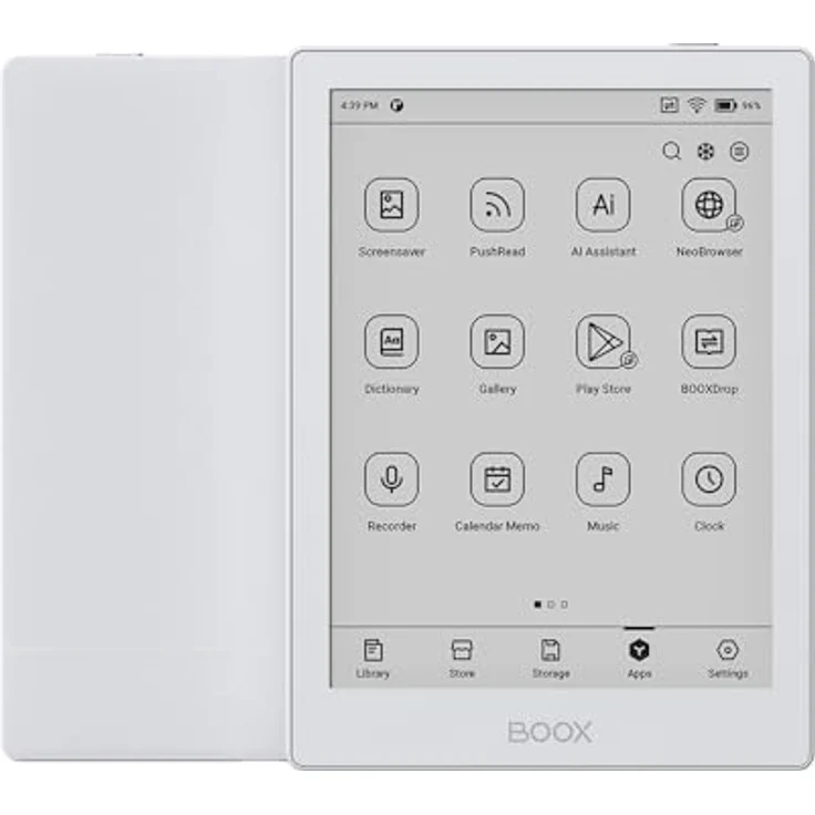 BOOX Go 6, 6-Zoll E-Ink E-Reader mit Android 11 und Play Store, weiß, 300 PPI Display – Bild 3