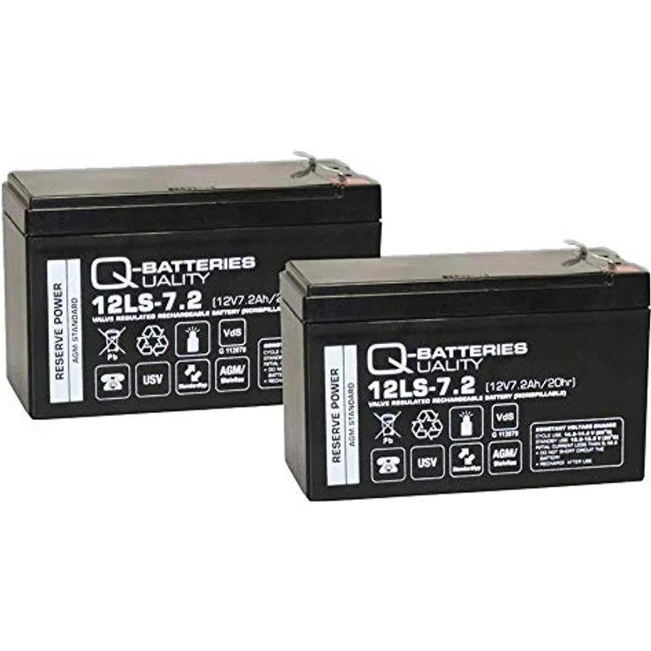 Q-Batteries Ersatzakku für APC Smart-UPS 750/ Pro 900 RBC123/ Markenakku mit VdS-Zulassung – Bild 1