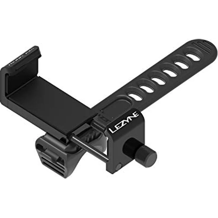 Lezyne Smart Vise, Smartphone Halterung für Fahrradlenker, robustes Aluminium, schwarz – Bild 1