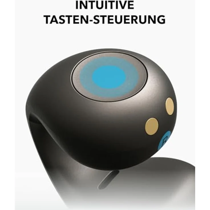 soundcore C40i von Anker, Open-Ear Earbuds, Clip-On Kopfhörer, flexibles Gelenk-Design, Tastensteuerung, federleichter Komfort, fester Halt mit ansteckbaren Ohrklammern, große Treiber für klaren Klang, grau – Bild 5