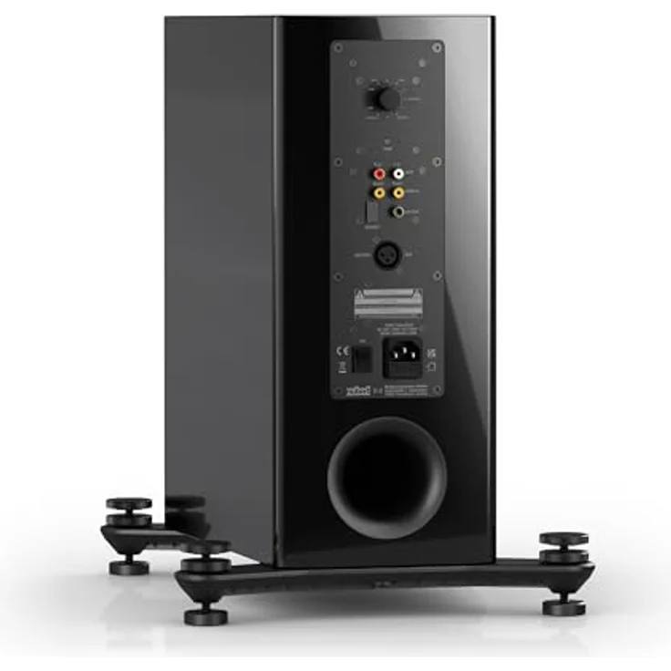 Nubert nuZeo 4 | Schwarzer aktiver Kompaktlautsprecher der Referenzklasse | Hochwertige Materialien und sorgfältige Abstimmung für maximale Klangtreue | Ansteuerung per Funk möglich | 2-Wege-System – Bild 3