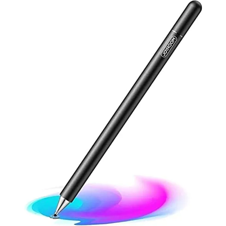 Stylus Stift für sämtliche Touchscreens,JOYROOM Universaler Eingabestift Pencil,der Stylus-Eingabestift 2-in-1 ist kompatibel für Apple iPad, iPhone und Samsung Tablets (Off-schwarz)