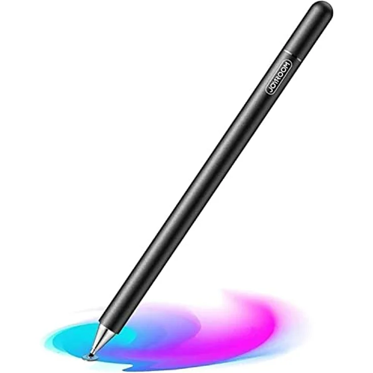 Stylus Stift für sämtliche Touchscreens,JOYROOM Universaler Eingabestift Pencil,der Stylus-Eingabestift 2-in-1 ist kompatibel für Apple iPad, iPhone und Samsung Tablets (Off-schwarz) – Bild 1