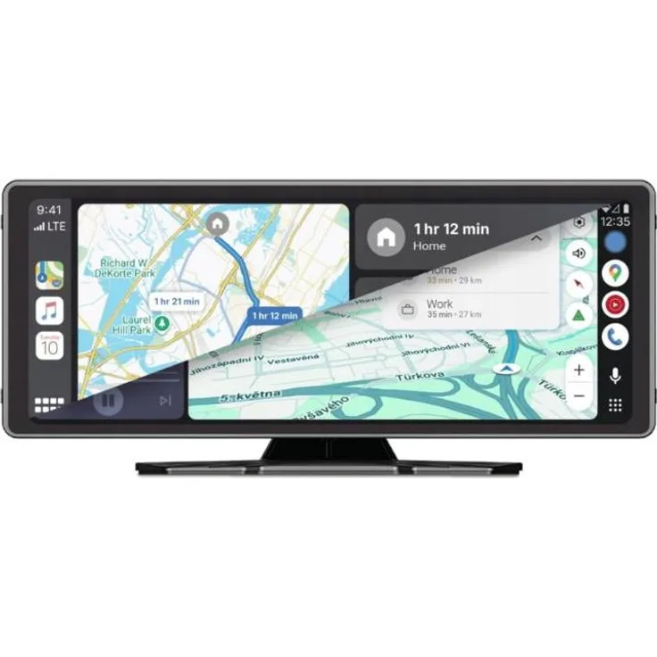 Navitel DS810, Schwarzer Multimedia-Bildschirm mit 8,1 Zoll IPS-Touchscreen, kabelloser Konnektivität und integriertem Fahrtenrekorder