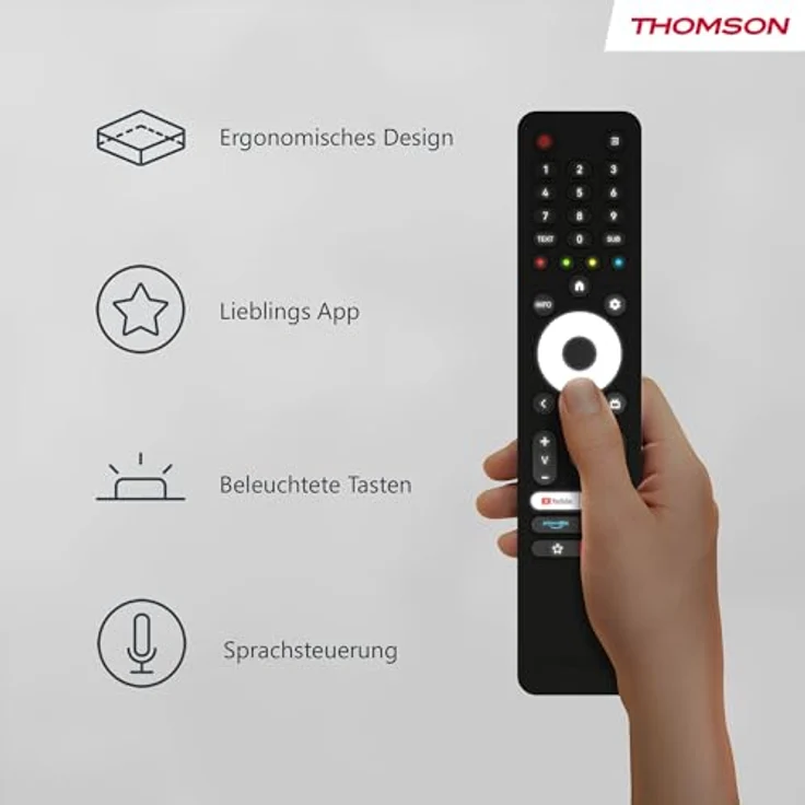 Thomson 32 Zoll (80 cm) HD Fernseher Smart Android TV (WLAN, Triple Tuner DVB-C/S2/T2, Google Assistant, YouTube, Netflix, DAZN, Prime Video, Disney+) – 32HA2S13-2023 – Bild 9