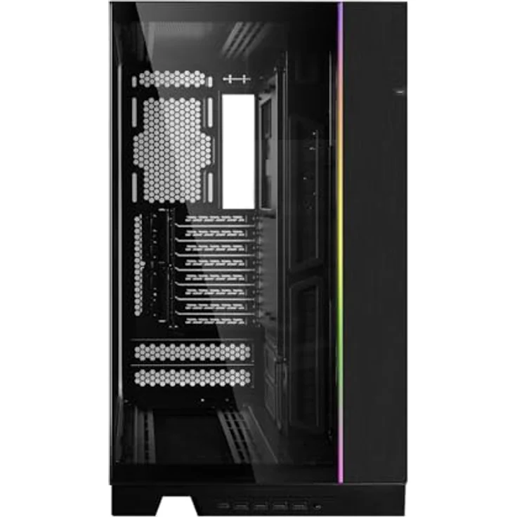 Lian Li O11D EVO XL PC-Gehäuse, umkehrbares PC-Gehäuse, Nahtlose Glasverkleidung, 460 mm GPU-Freiheit, DREI Motherboard-Positionen, Stahl, Aluminium, gehärtetes Glas, Tower-PC-Gehäuse, Schwarz - Preisvergleich – Bild 3