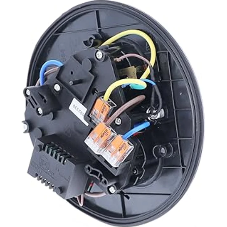 as - Schwabe 3-fach-Steckdoseneinsatz für Kabeltrommeln 230V/16A, mit Klappdeckel rot, Thermoschutzschalter, USB-Ausgang 5V/1A, IP54, Schwarz, 11584 – Bild 5