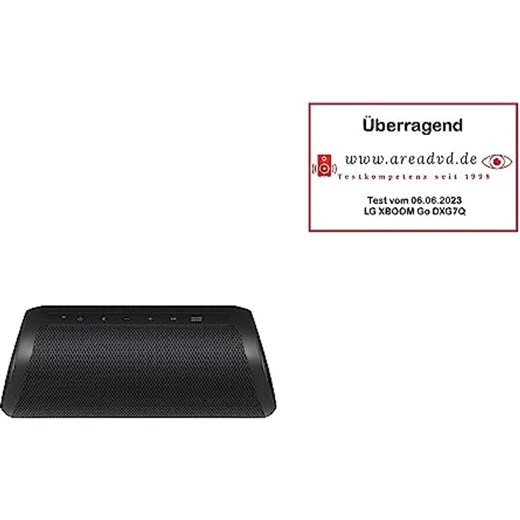 LG XBOOM Go DXG7, tragbarer Bluetooth-Lautsprecher (40 Watt, Google Assistant, Siri, Beleuchtung), Schwarz – Bild 2