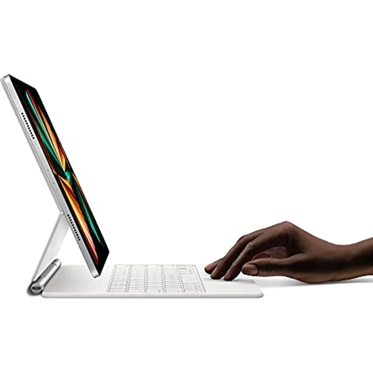 Apple Magic Keyboard für iPad Pro 11'' 2021 (3. Generation) & iPad Air 2020 (4. Generation) - Britisches Englisch Weiß – Bild 8