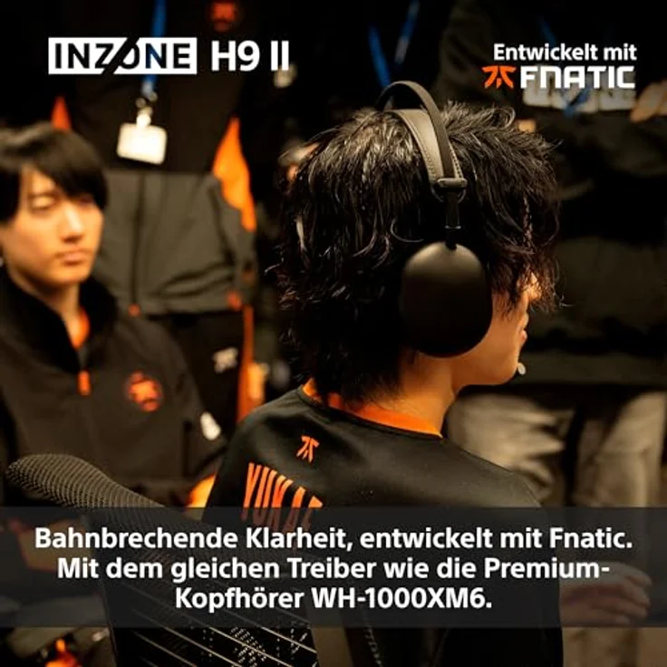 SONY INZONE H9 II, Over-ear Gaming-Headset mit Noise Cancelling, 360 Spatial Sound, 30 Stunden Akku, Bluetooth, Schwarz – Bild 3