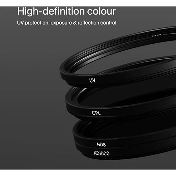 Urth 37 mm Filter Kit (Plus+), Kamera-Filter mit deutschem SCHOTT Glas, 5 Bäume Pflanzen – Bild 4