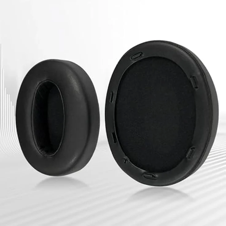 INF Ohrpolster für Sony WH-XB910N, Ersatz Ear Pads aus Kunstleder mit Schaumstofffüllung, 1 Paar, Einfache Montage – Bild 2