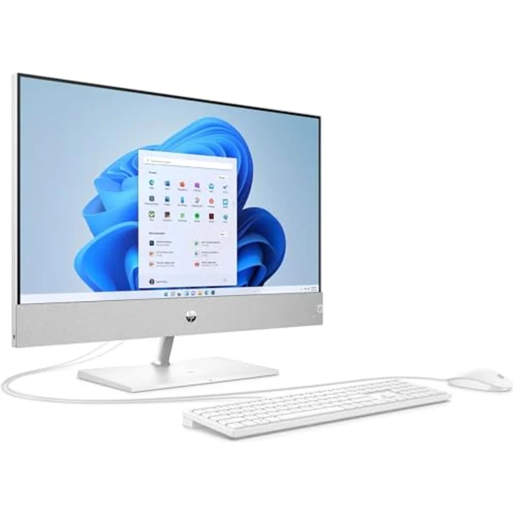 HP Pavilion 24-ca0400ng All-in-One-PC, AMD Ryzen™ 5, 16 GB RAM, 512 GB SSD, 23.8" Full HD Display, Windows 11 Home, Weiß – Bild 4