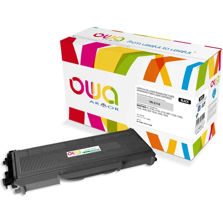 Armor OWA TN-2110, Toner kompatibel für Brother, 1500 Seiten, schwarz (BK)