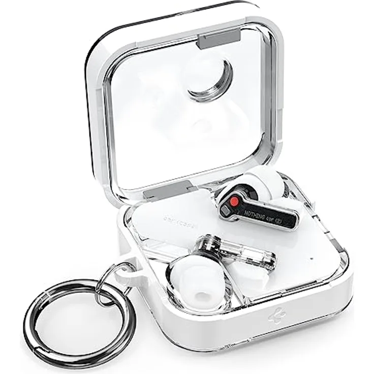 Spigen Ultra Hybrid Kompatibel mit Nothing Ear 2 Hülle - Jet White