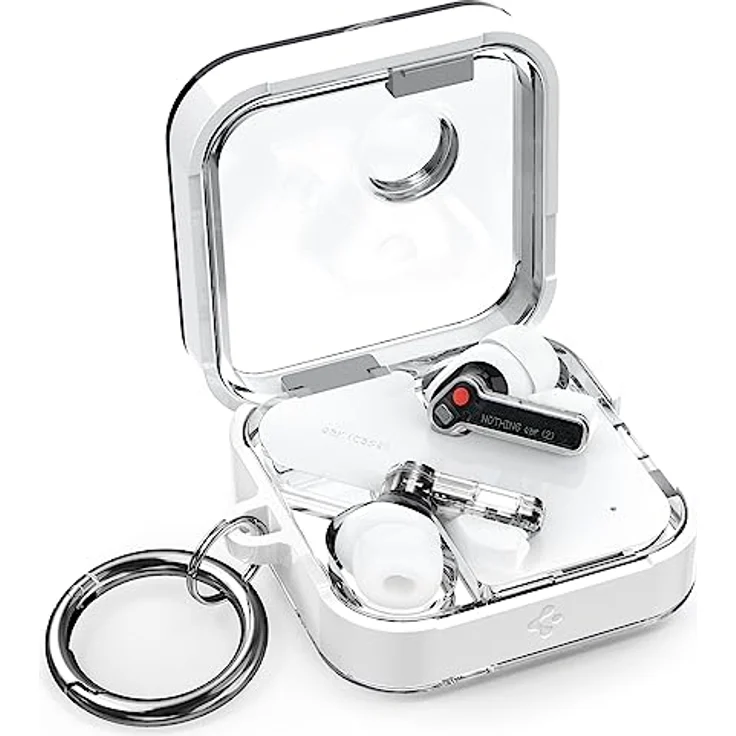 Spigen Ultra Hybrid Kompatibel mit Nothing Ear 2 Hülle - Jet White – Bild 1