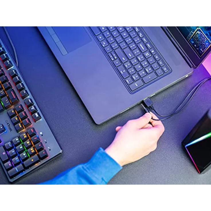 Trust Gaming Lautsprecher für PC GXT 609 Zoxa - Computer Boxen, Lautsprecherset mit 6 Verschiedene RGB Beleuchtungsarten – Bild 6