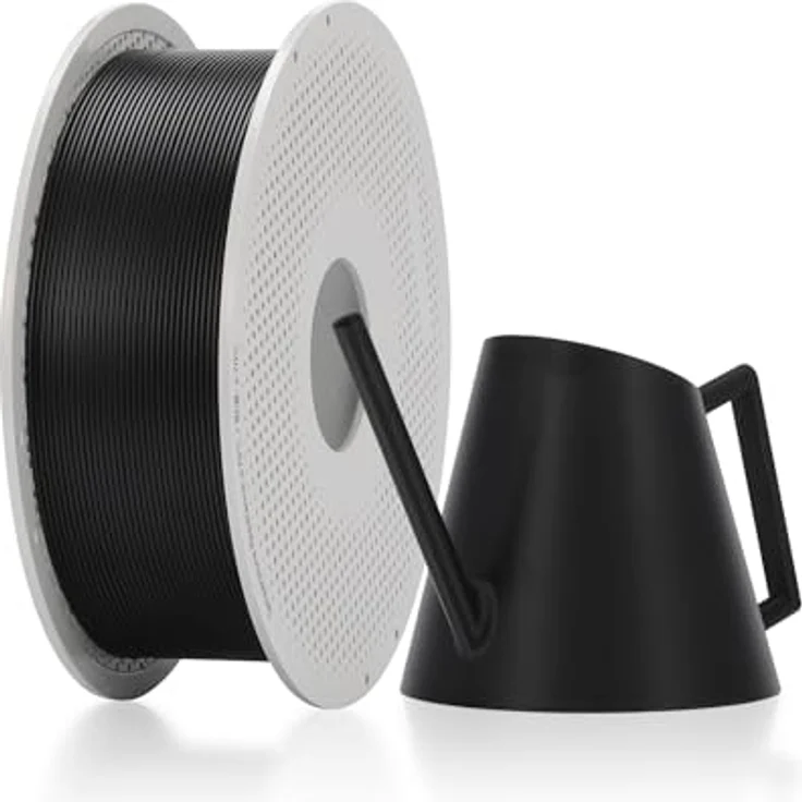 Bambu Lab PETG HF Black - Hochgeschwindigkeits 3D Filament, 1.75 mm, Schwarz mit hervorragender Druckqualität und Optimierung gegen Düsenschäden – Bild 2