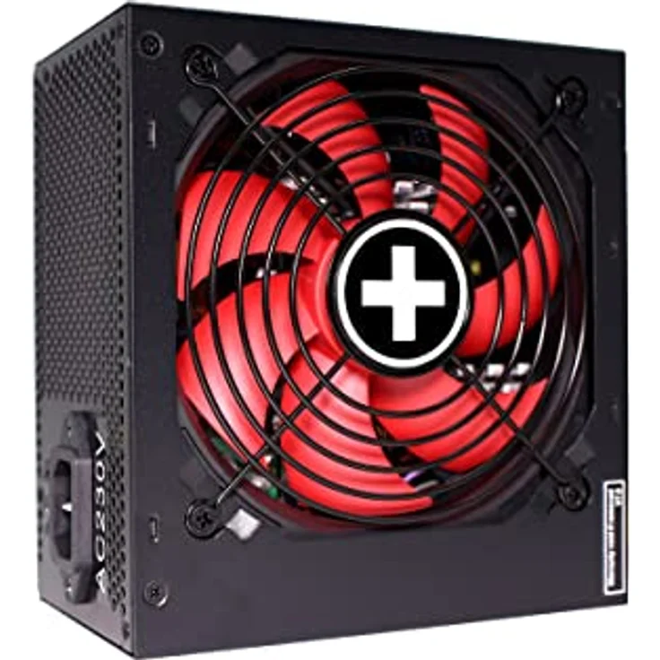 Xilence XP550R10 550W PC Netzteil, 80+ Bronze, Gaming, ATX, rot/schwarz – Bild 2
