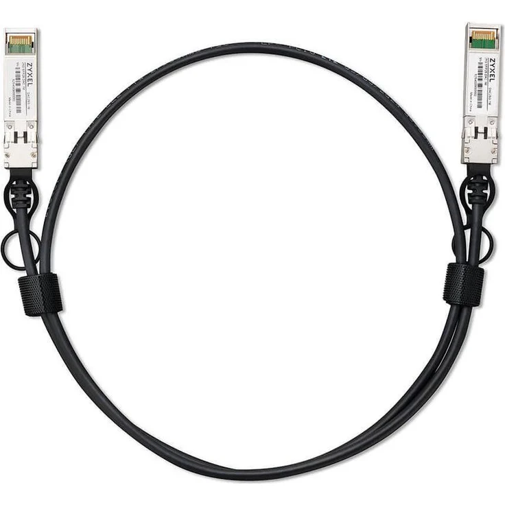 Zyxel 25G SFP28 DAC 1M Kabel, Transceiver, Schwarz, hochgeschwindigkeit Datenübertragung