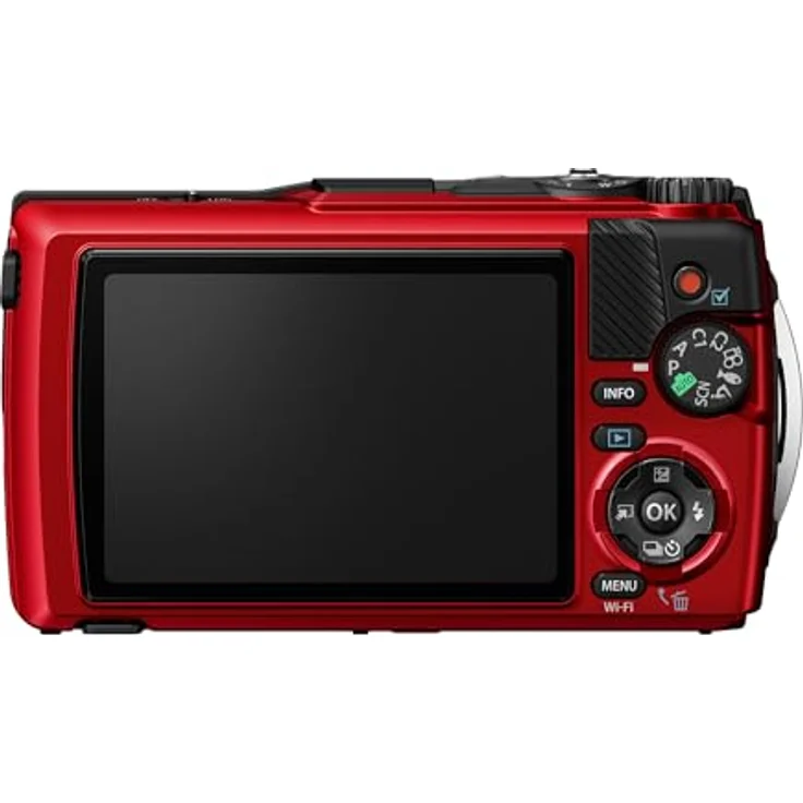 OM SYSTEM Tough TG-7 Rot Digitalkamera,wasserdicht, stoßfest, Unterwasser- und Makro-Aufnahmemodi, 4K-Video, 4-Fach-Weitwinkelzoom (Nachfolgemodell der Olympus TG-6) – Bild 2