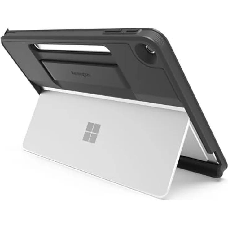 Kensington Blackbelt EQ Rugged Case für Microsoft Surface Pro 12 Zoll 1st Edition, leichte Schutzhülle in Militärqualität, kompatibel mit Kickstand, Schwarz, K96542EU