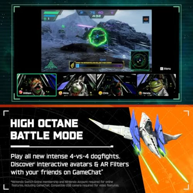 Nintendo Star Fox, Remake des Nintendo 64-Spiels Lylat Wars, PEGI Edition, Deutsch spielbar für Nintendo Switch 2 – Bild 5