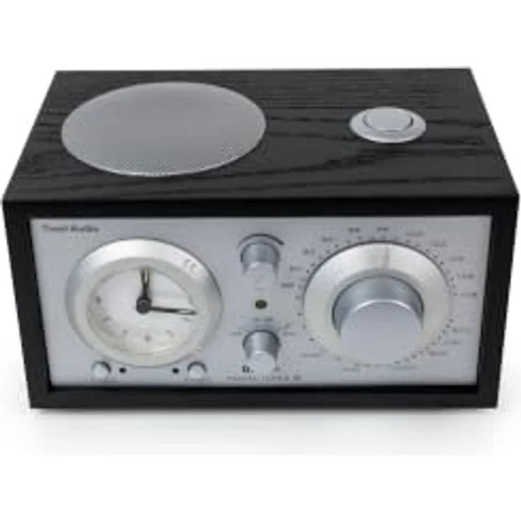 Tivoli Audio Model Three BT, AM/FM Radiowecker mit Bluetooth und natürlichem Holzgehäuse, schwarz – Bild 5