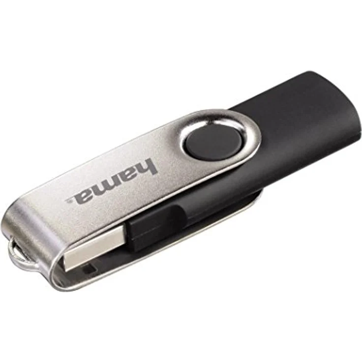 Hama 16GB USB-Stick USB 2.0 Datenstick (10 MB-s Datentransfer, mit Öse zur Befestigung am Schlüsselring, Speicherstick, Memory Stick aus Metall, geeignet für Windows-MacBook) silber – Bild 6