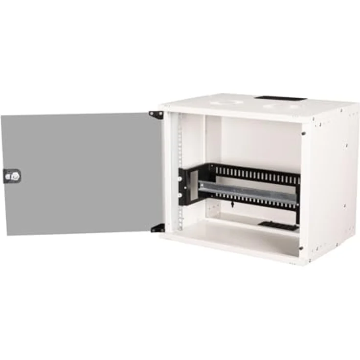 ROLINE 19-Zoll Hutschienenträger 3 HE, Aufnahme für Hutschienengeräte, 133x482x123 mm, mit rückseitiger Kabeldurchführung – Bild 3