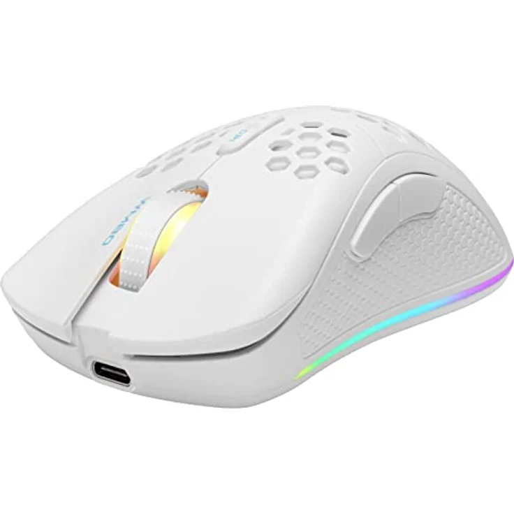 Deltaco Gaming DM220 (Kabellos, Kabelgebunden), Maus, Schwarz - Leicht & Kabellos, RGB-Beleuchtung, bis zu 60 Stunden Spielzeit – Bild 8