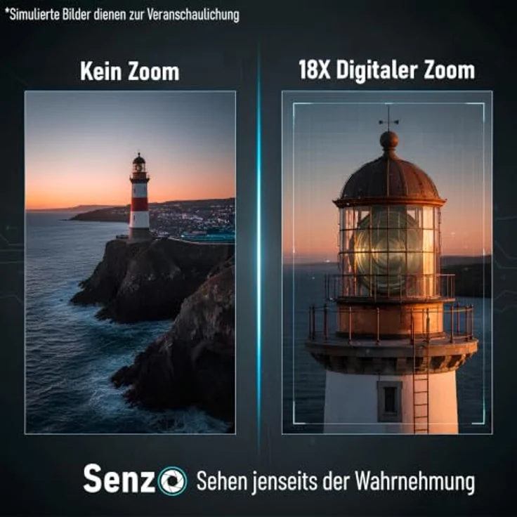 Senzo Digitalkamera 5K, 75MP, 18x Zoom, 60FPS, kompakt mit WiFi und 64GB Speicher – Bild 4