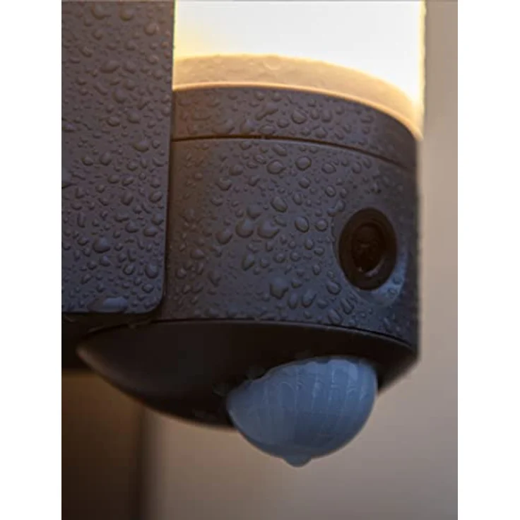 LUTEC LED-Kameraleuchte POLLUX, Außenleuchte in Anthrazit mit Bewegungsmelder & Kamera, Überwachungskamera Full-HD und Gegensprechanlage,inkl. 16 GB SD-Karte, kompatibel m. Google Voice & Alexa, – Bild 4