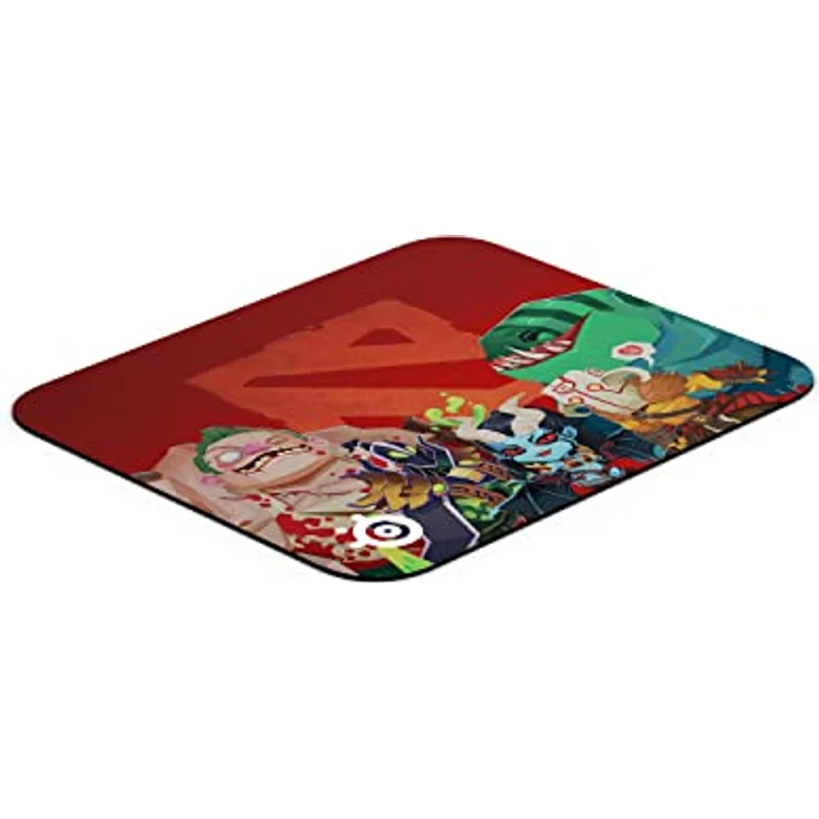 SteelSeries QcK Mini Dota 2 / TI - Gaming-Mauspad - Stoff - Gummiunterseite - Schwarz (250mm x 210mm x 2mm), Klein – Bild 1